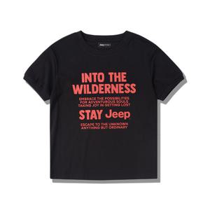 [지프]남여공용) 스테이와일드 프린트 반팔 티셔츠 JQ3TSU263