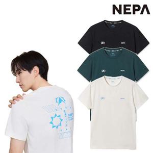 네파 7LE5329 공용 가을 등산 캠핑 반팔 라운드 티셔츠 포레스타 티