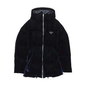 프라다 벨벳 후드 패딩 재킷 292214SOOO18H4
