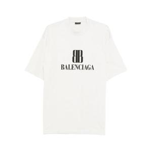 발렌시아가 나노 BB 코튼 티셔츠 764235TSVU4