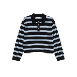 산드로 스트라이프 폴로 탑 SFPPU02633