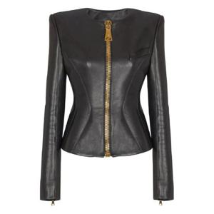 발망 peplum zip front jacket FF0SK691LC62