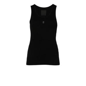 지방시 지방시 블랙 슬리브리스 탑 2203556