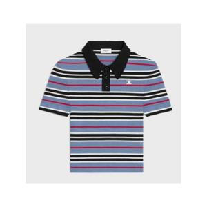 셀린느 셀린느 스트라이프 폴로 셔츠 2155964