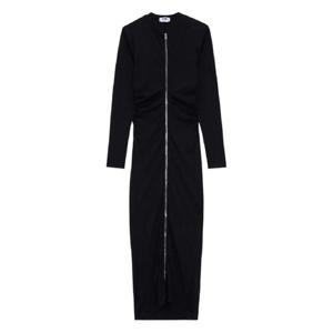 25 FW 엠에스지엠 지퍼 프런트 개더 맥시 드레스 3941MDA82257798 TP442840883