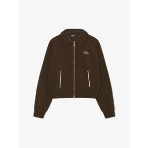 [휠라] FILA 여성용 테리 2WAY 카라 집업 FS254FT01F001234 브라운