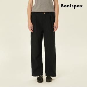 [보니스팍스] 핀턱 세미 와이드 슬랙스 (XP9PT007M0)