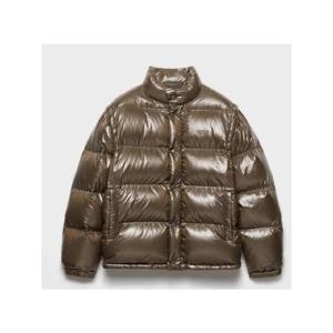 프라다 프라다 리나일론 카키 패딩 2217265