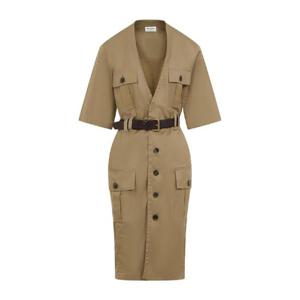 생로랑   반팔원피스 SS24 790089 Y3A99 2826083 Nude  Neutrals