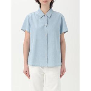 아페쎄   반팔 셔츠 SS25 COGXXF12440 IAV 5659521 Gnawed Blue