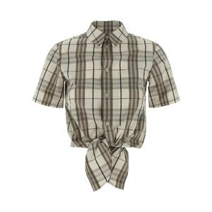버버리   반팔 셔츠 SS25 8109229COTTONIPCHECK 5678451 Multicolor
