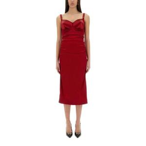 돌체앤가바나   민소매원피스 SS25 F6TNRTFURADR0046 5596015 RED