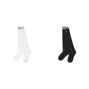 여성 스마일 배색 로고 라인 니삭스 521E3SC006