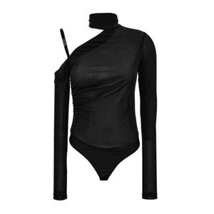 베르사체 바디수트 티셔츠 79HAM208 J0245899 Black