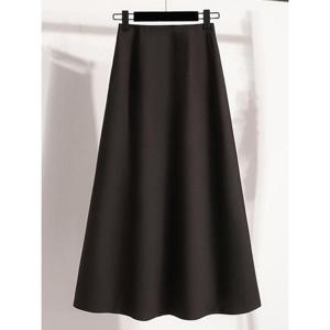 [클라셰]클라셰 밴딩세미플레어스커트_B5F0175