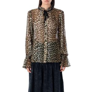 가니   긴팔 셔츠 FW25 W05706873943 5842843 Brown