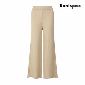 [보니스팍스] 플레어 니트 와이드 팬츠 (XP9PT011M0)