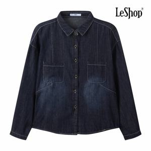[르샵] 스티치 투 포켓 워싱 데님 셔츠 (BP9BL018A)