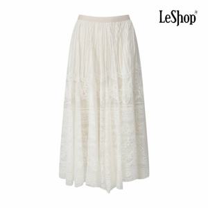 [르샵] 데이트룩 레이스 러플 밴딩 스커트 (BP9SK013A)