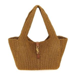 생로랑 르 5 아 7 베아 라피아 토트백 832502FAEBN 9444