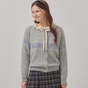 FOCUS  스노우 리본 울니트 가디건 PBBF5W1KC4501