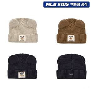 스트릿 메가베어 귀장식 직조라벨 비니(7ABNC0156)