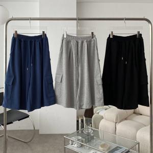 나야홍 / 빅사이즈바지 V260L509 양쪽포켓밴딩버뮤다팬츠 GB