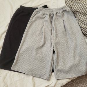 나야홍 / 빅사이즈바지 V261L509 엠보끈밴딩와이드팬츠 GB