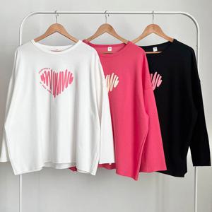 나야홍 / 빅사이즈티 V244L509 씨네리오버로크티셔츠 NS