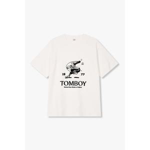 [톰보이][BEAR SERIES][UNI] 베이스볼 베어 반팔티셔츠(91U5322991)