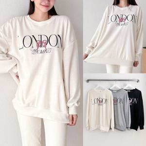 나야홍 / 위쉬몰 LI 런던리본오버핏맨투맨(V276H509) 빅사이즈