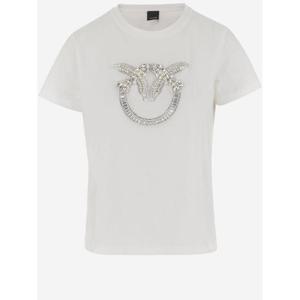 핀코   반팔 티셔츠 FW25 100535A2RNZ05 6176684 White