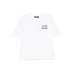 돌체앤가바나   반팔 티셔츠 FW25 F8U10ZGDDBBW0800 6223357 White
