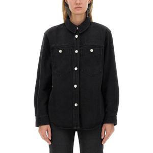 이자벨마랑   긴팔 셔츠 FW24 CH0129FAB1H07I02FK 2795010 BLACK