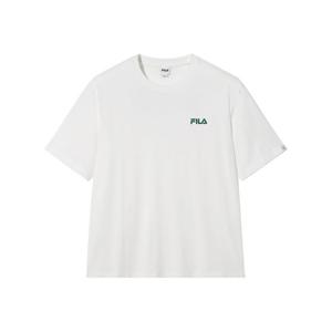 [휠라]휠라 공용 빅리니어 레터링 반팔티 FS2RSH2103X-OWH