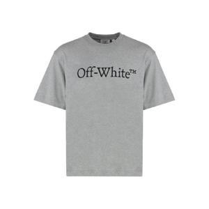 25 FW 오프화이트 로고 프린트 티셔츠 44MAA120G5J00N TP442980619