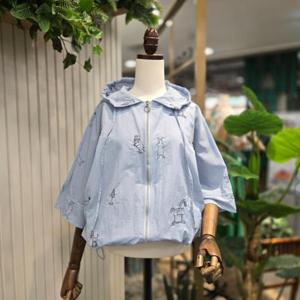 스테파니 HC05 후드7부소매자수점퍼JP A25JK5223H1