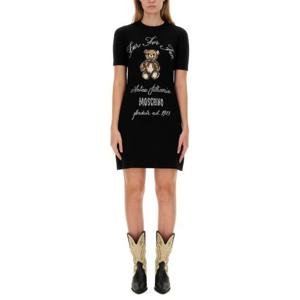 모스키노 미디 원피스 04905401 BLACK