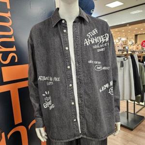 리트머스 HC26 전판 아트웍 긴팔 데님셔츠 LP3YU683