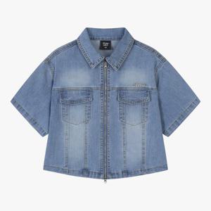 [더데이걸]데님 반팔 투웨이 집업TGJM25S01