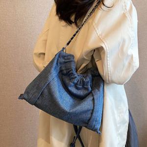 HOTBBA / 골드 포인트 데님 숄더백 JSC_1003607