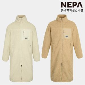 네파 [택가 189,000원] 남여 공용 가을 겨울 캐주얼 뽀글이 롱 플리스 자켓 후리스 집업 재킷 7IF6162