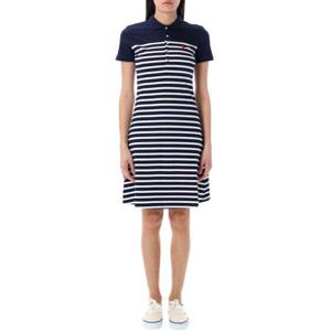 폴로 랄프로렌 미디 원피스 211959122 001 CRUISE NAVY WHITE