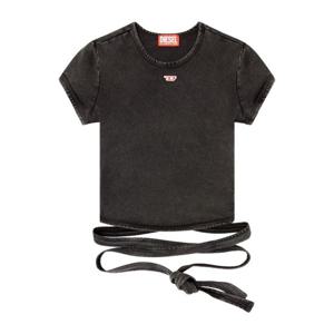 디젤 크로스 스트랩 크롭 티셔츠 A195200KIBY 02A