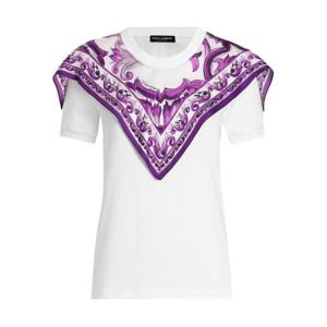 돌체앤가바나 반팔 티셔츠 F8V73T GDDCEW0800 White