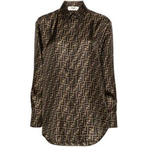 펜디 셔츠 FS8107 A8G3F118W Brown