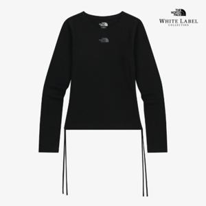 노스페이스 화이트라벨 여성 셔링 긴팔 라운드티 NT7TR80L