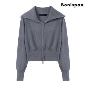 [보니스팍스]투웨이 세일러 카라 집업 가디건 (XP3CK015L0)