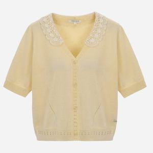 [써스데이아일랜드][여성]레이스 카라넥 가디건T256MCD133W