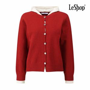 [르샵] 더블 후드 버튼 니트 가디건 (BP9KC018A)